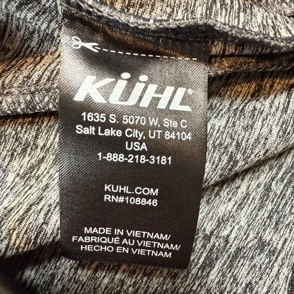 KUHL Womens Grey Heathered Full Zip Hoodie Jacket Activewear Size Large - Picture 5 of 8